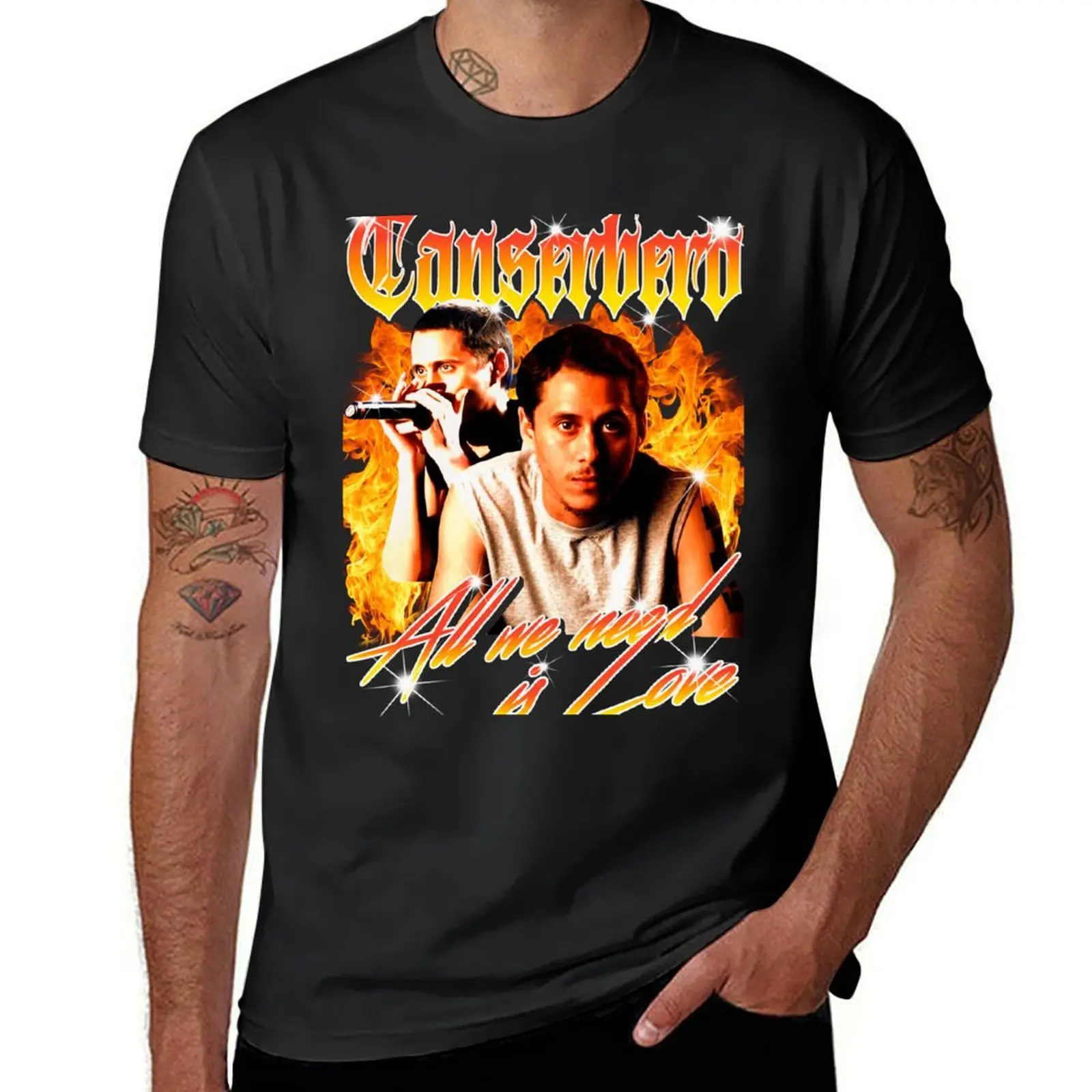 

Canserbero Vintage Retro Design T-Shirt aesthetic clothes oversizeds sports fans men clothes