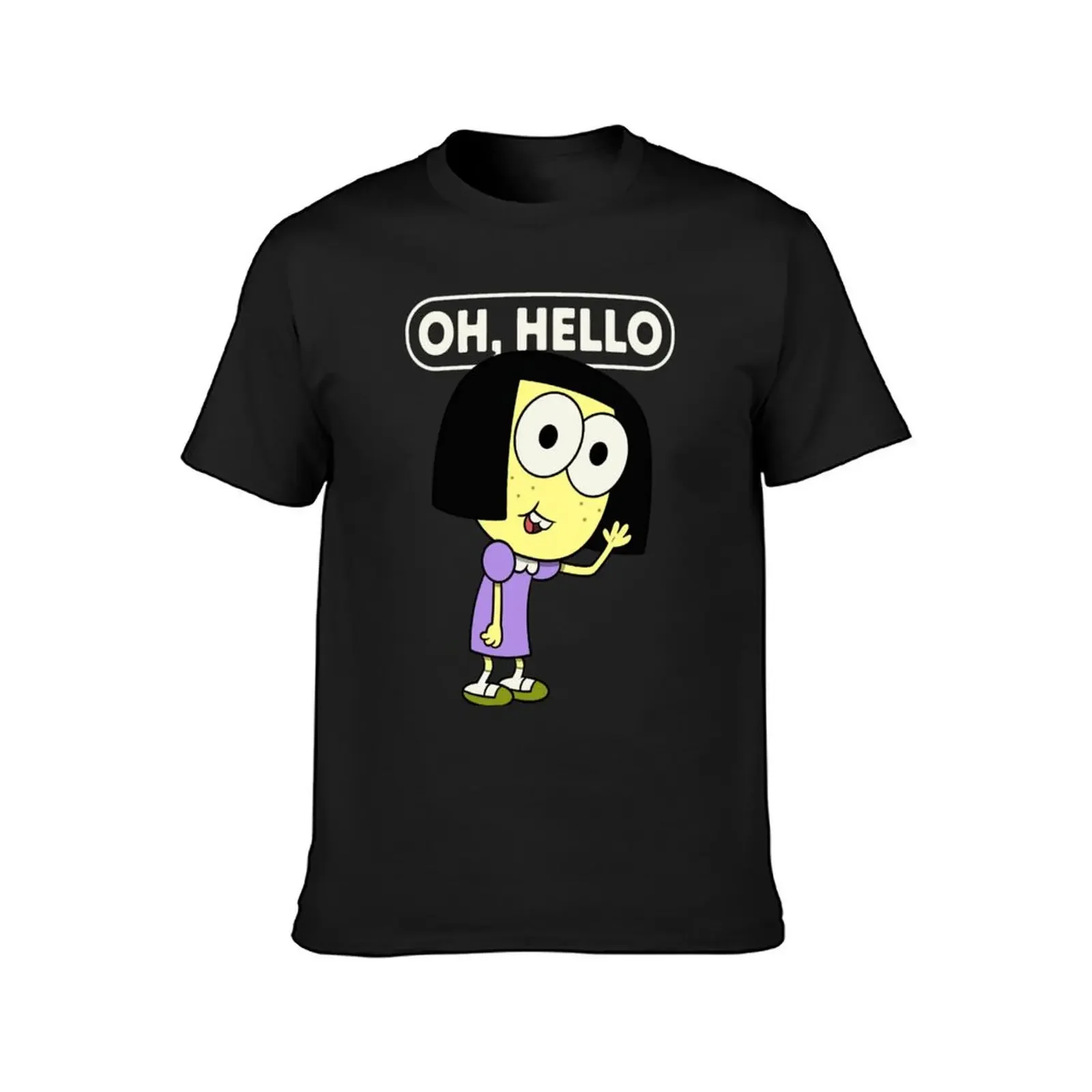 Tilly Oh, Hello Greeting T-Shirt kawaii clothes blanks men tshirt