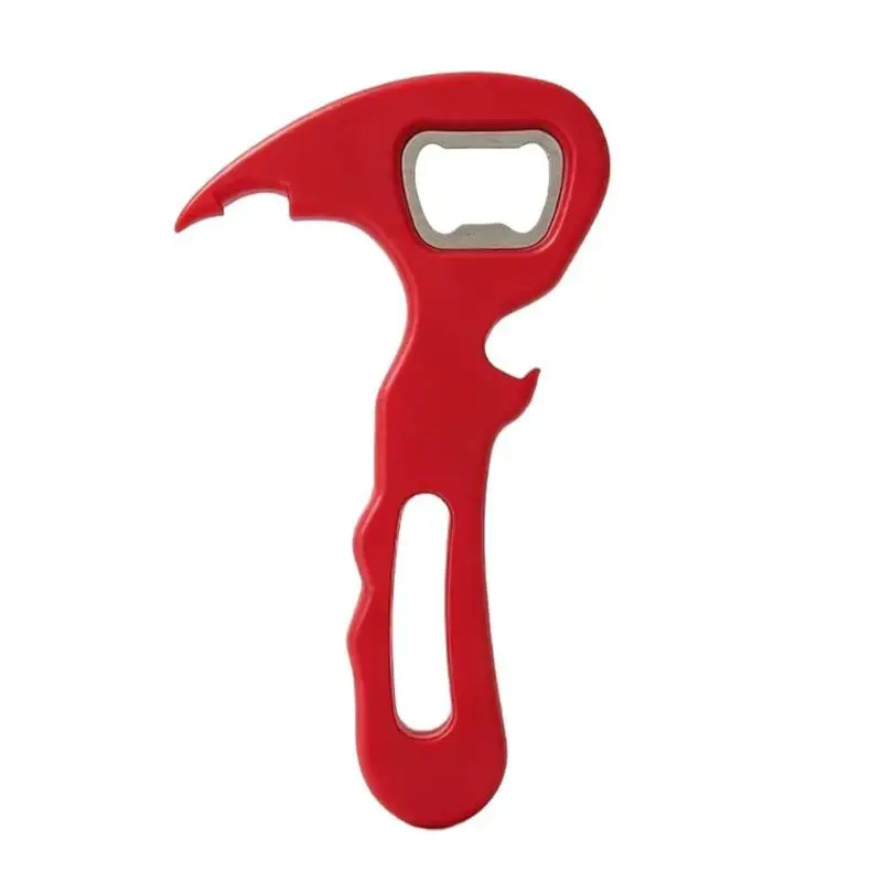 Portable Pull Tab Can Opener Pocket Size Mini Manual Bottle Jar Opener Kitchen Tool for Backpacking Travel Home Use