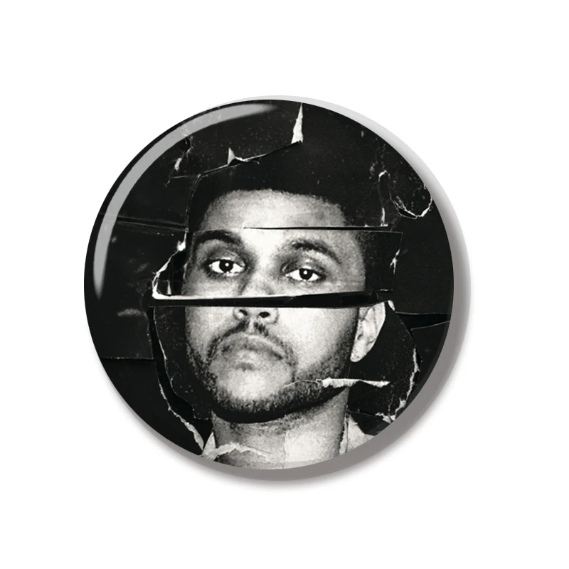 44MM The Weeknd XO Trilogy Starboy After Hours Album Cover Pin Soft Button Pin Jewelry Creative Badge Bag Backpack Decoration