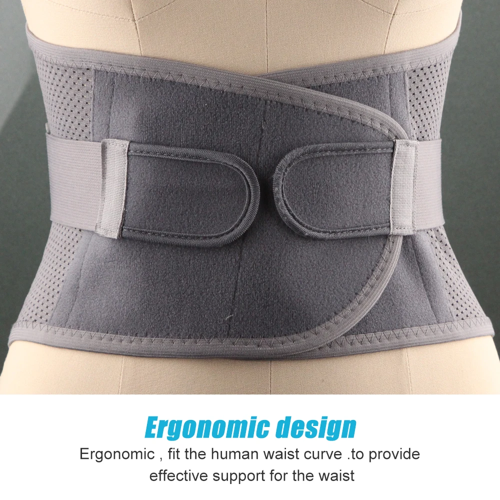 Back Brace with Lumbar Pad, Back Support Belt 3D Lumbar Heavy Lifting, Sedentariness, Lumbar Support for Herniated Disc,Sciatica