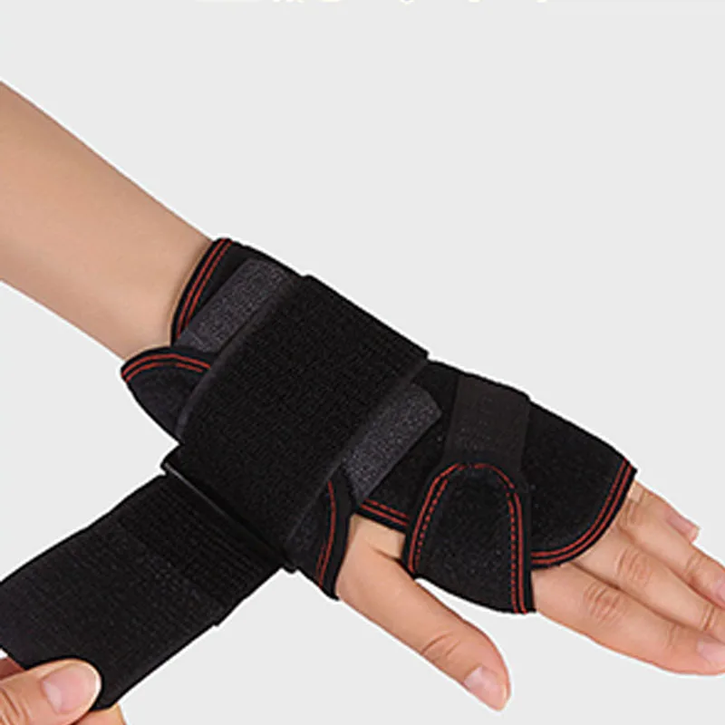 Verstelbare polsbrace Perfect voor dames Heren Ondersteuning Wrap Strap Hand Carpaal Tunnelbrace Fitness Geschikt voor zowel de rechter-linkerhand