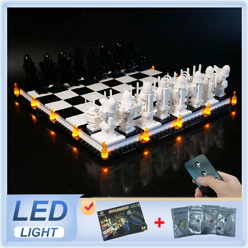 

DIY RC LED Light Kit For LEGO 76392 Hogwarts Wizard’s Chess (Only LED Light,Without Blocks Model)