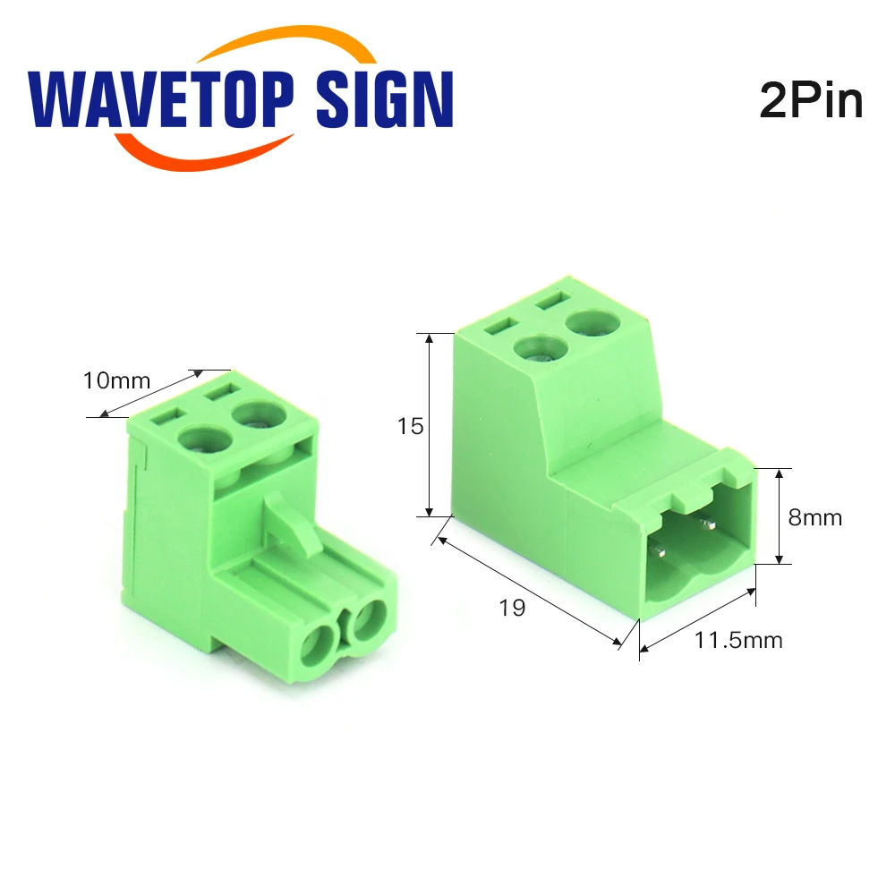 SignkoRay Pluggable Terminal Blocks Connector Butting Style 2EDGRK-5.08mm 2Pin 4Pin 6Pin Screw Terminals