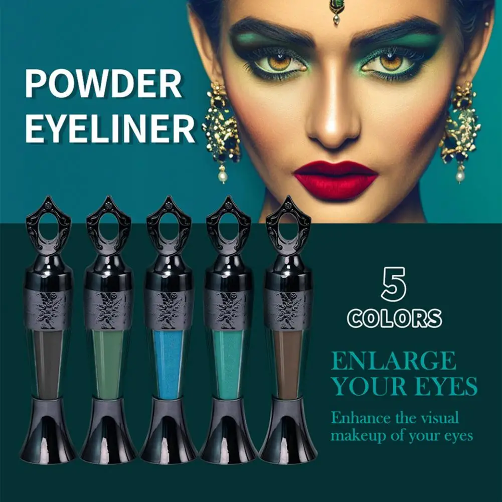 1/2/3/4 قطعة مسحوق كحل طويلة الأمد مقاوم للماء الطبيعية لطخة واقية المحمولة النساء كحل قلم رصاص الفتيات أدوات ماكياج العين