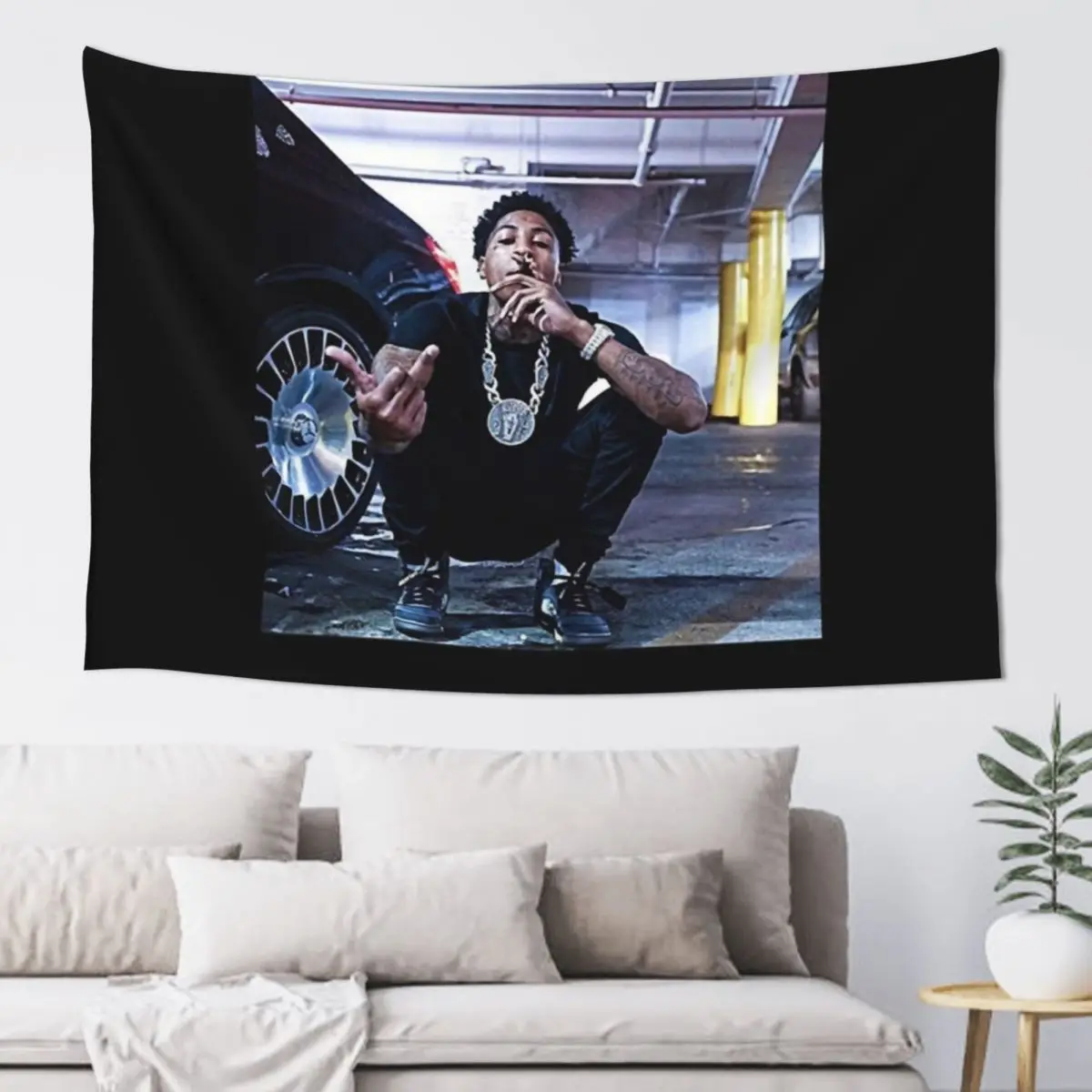 

NBA YOUNGBOY Tapestry Home Decor Aesthetic Home Supplies Korean Room Decor Tapestry