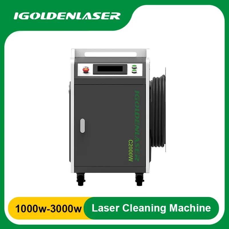 Handheld Laser Cleaner Machine Rust Removal Continuous Fiber Laser Cleaning Machine 1000w for Rust Paint Oil Dust