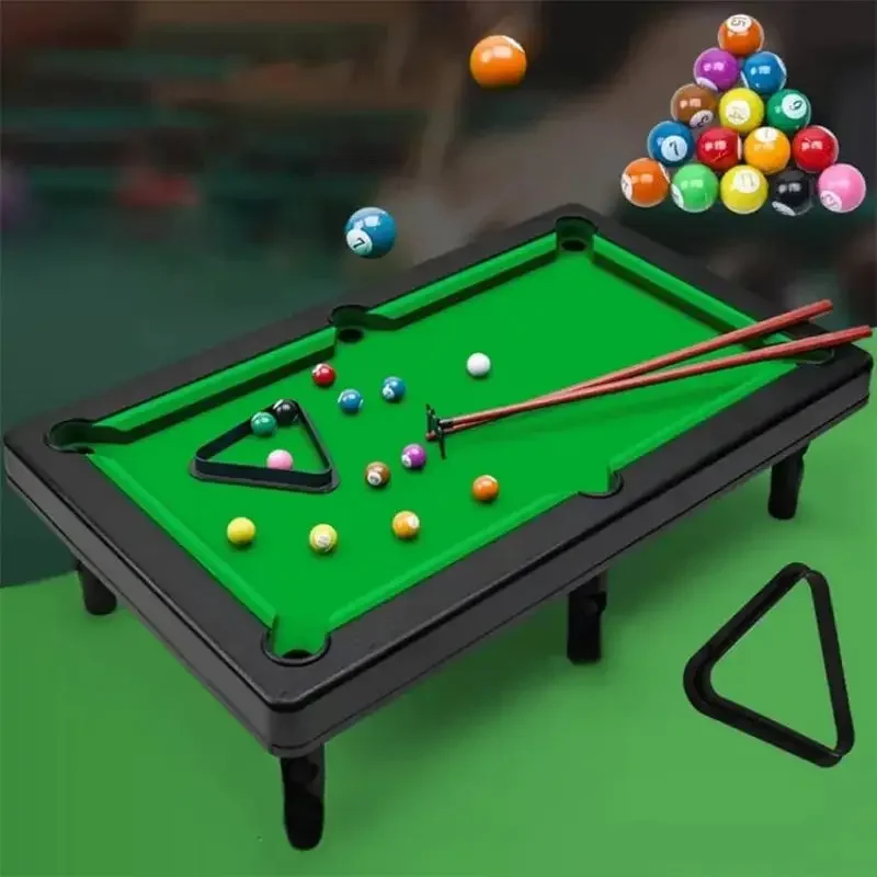 

Desktop Pool Table Interactive Simulation Miniature Pool Game Children's Pool Table Home Mini Snooker Billiards Game Sets