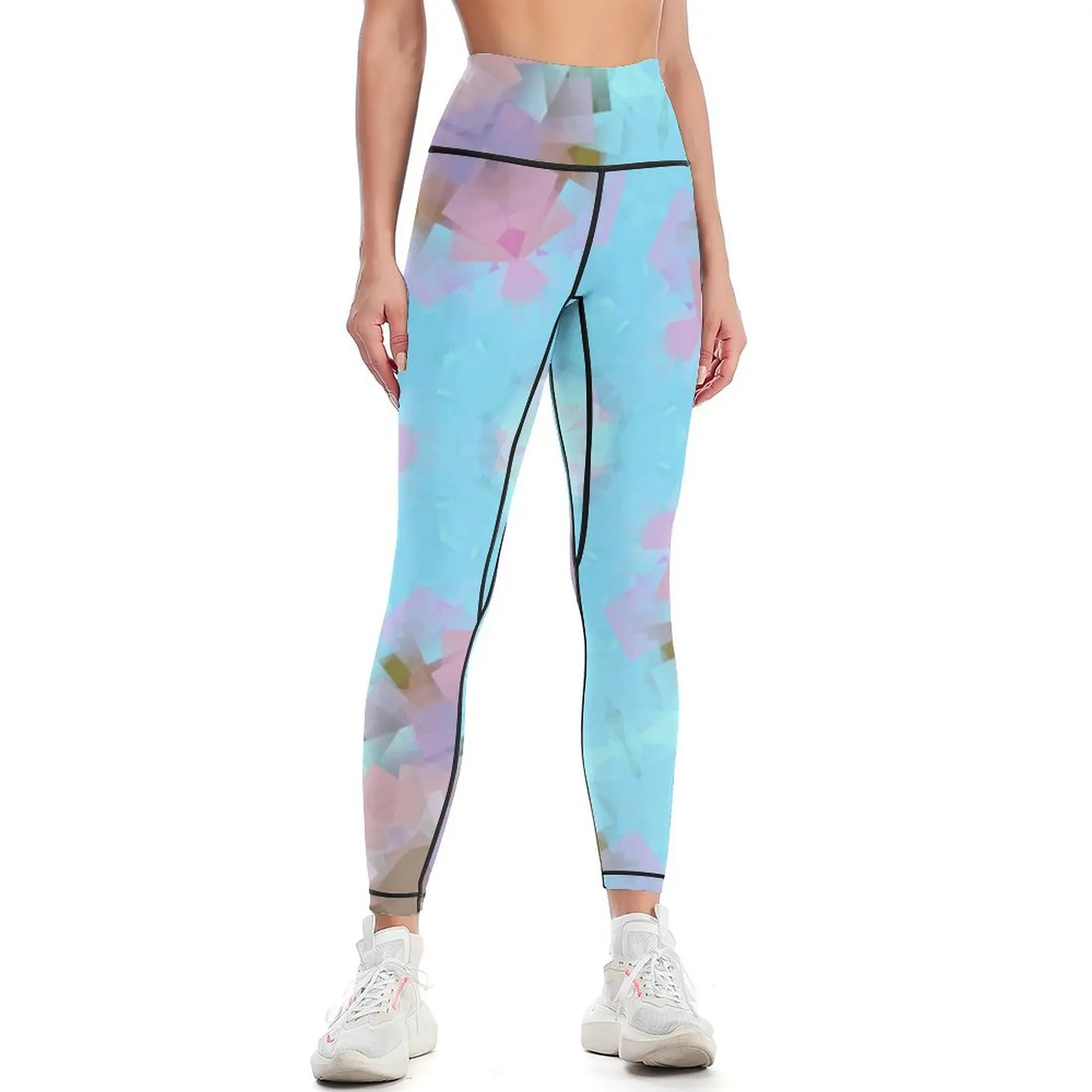 Abstract Cherry Blossom Leggings Pants sport Women's high waist sports shirts gym Womens Leggings