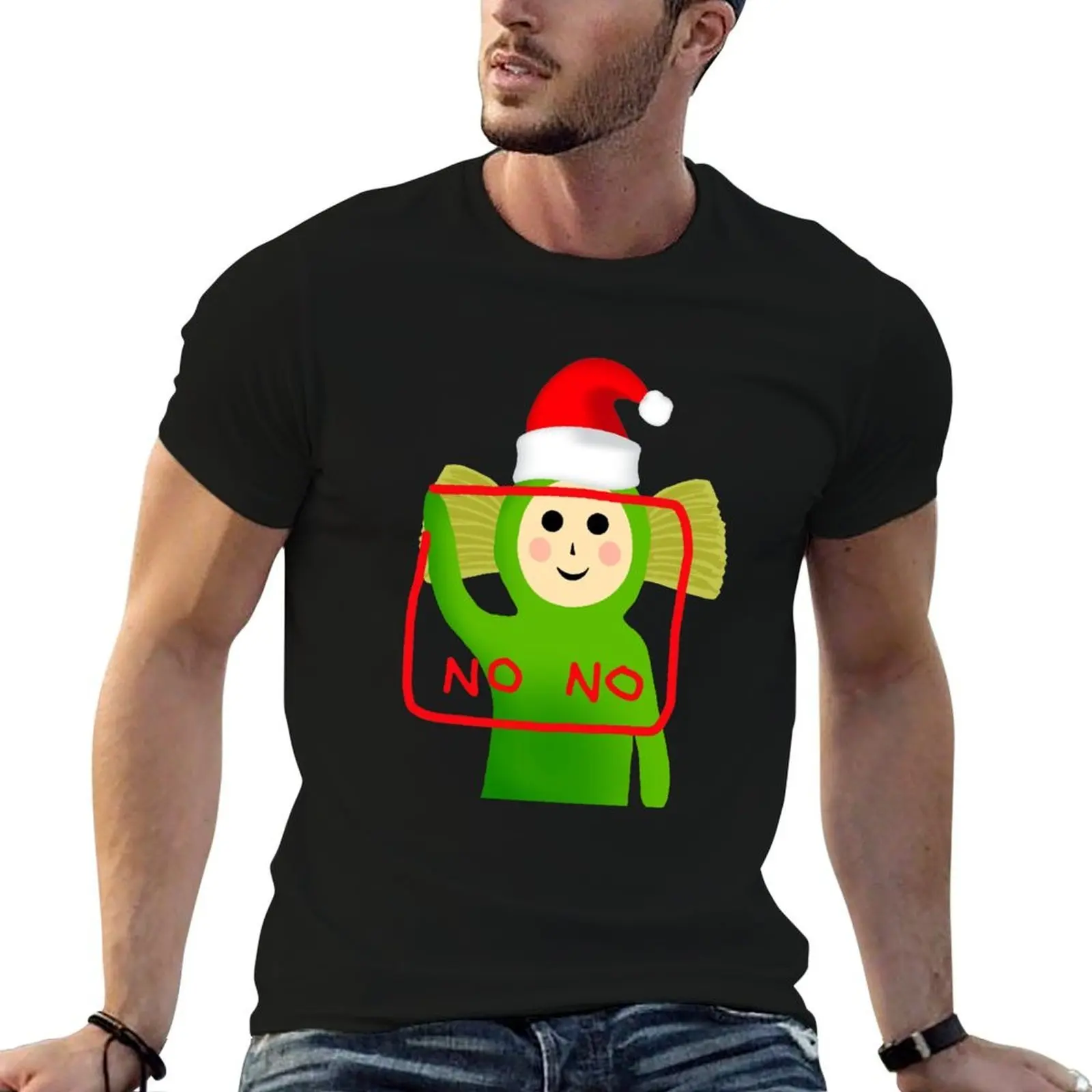 

No No Square - Christmas Edition T-Shirt man t shirt heavy cotton t shirts for man graphic vintage T-Shirt