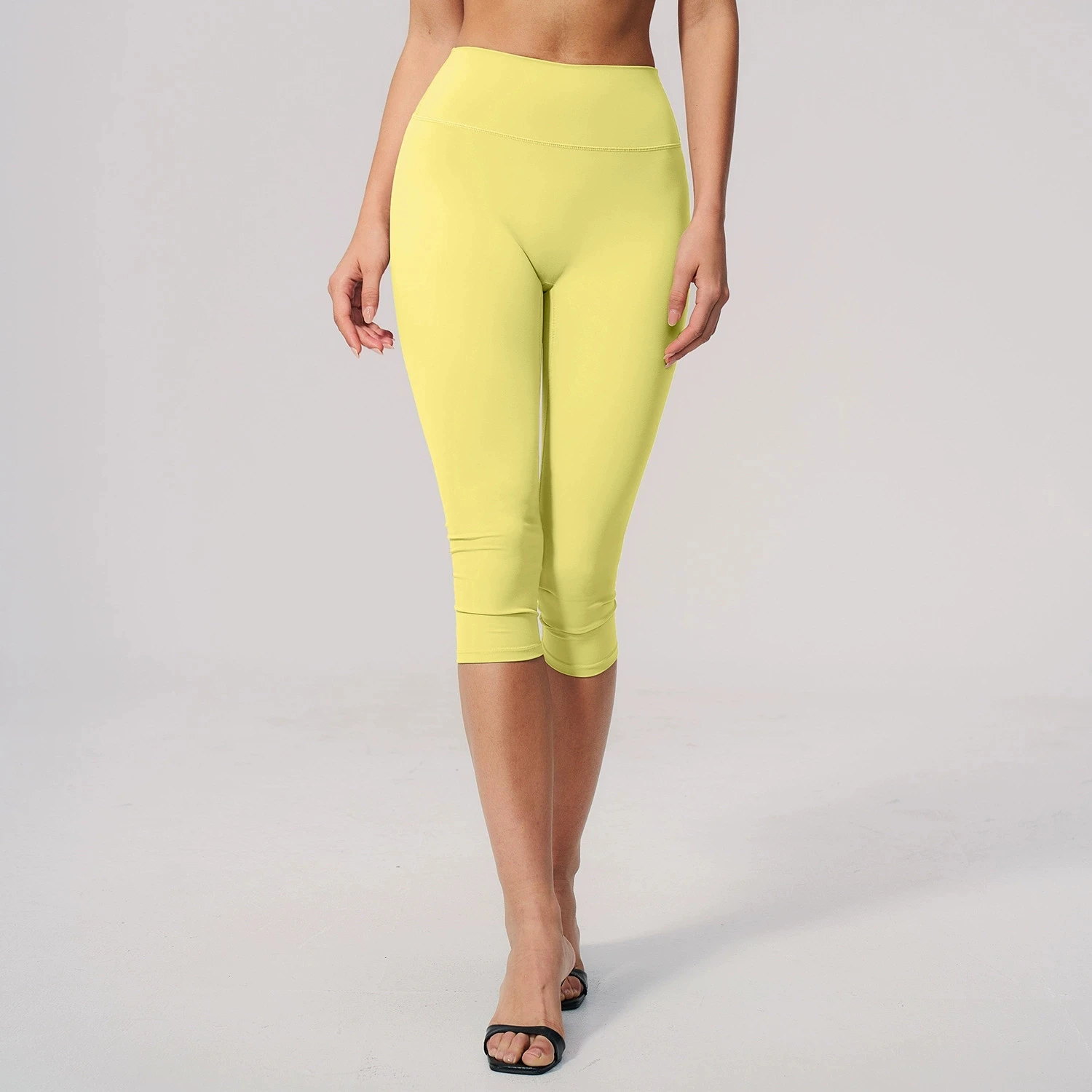 Yoga Capri Pants High Waist Sports Leggings Women Quick Dry Running Sportswear Slim Fit Fitness Pants Gym Clothes Workout Tights