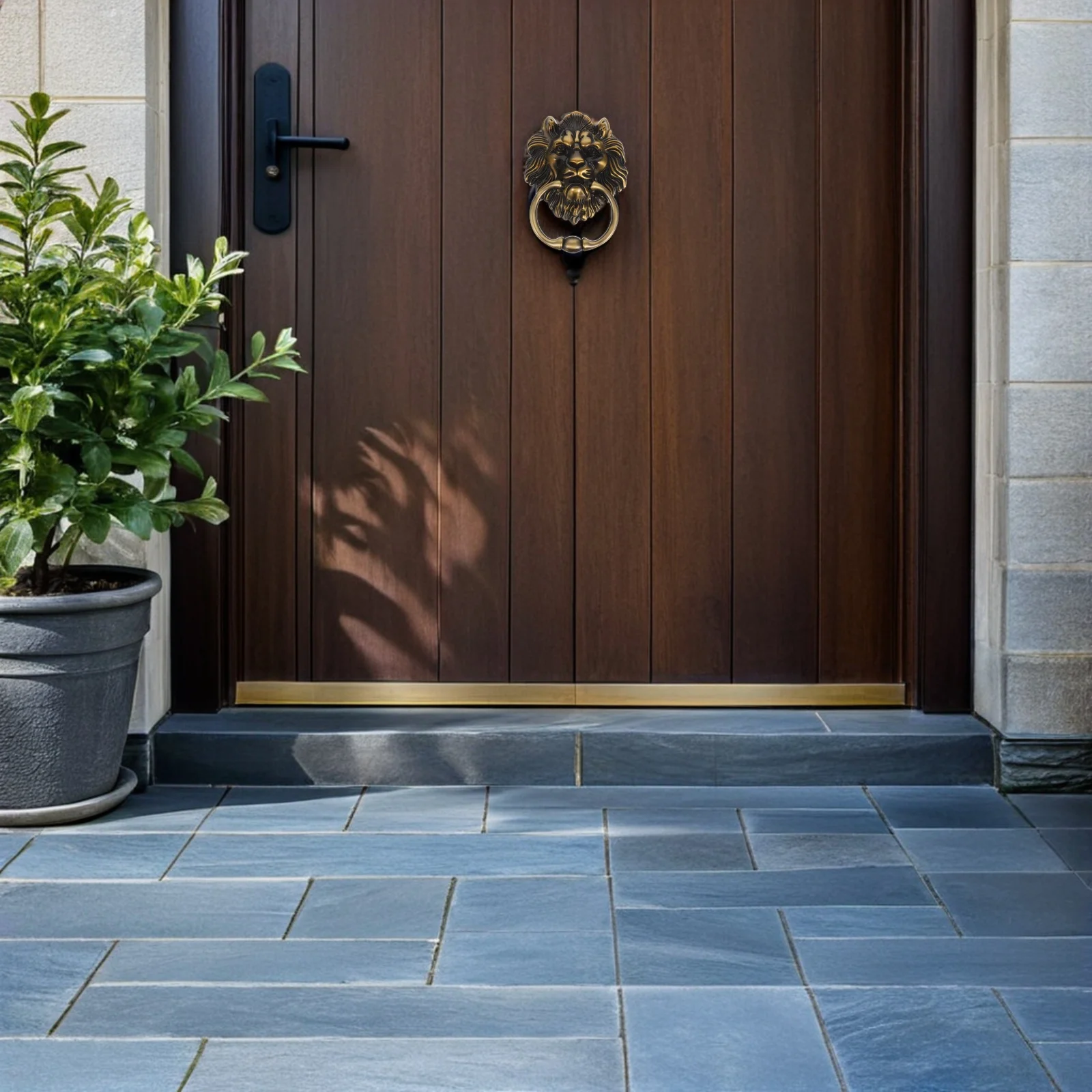 

Lion Head Door Knocker Decorative Front Door Knocker Antique Lion Ring Pull Handle For Drawer Dresser Cupboard Accessories Decor