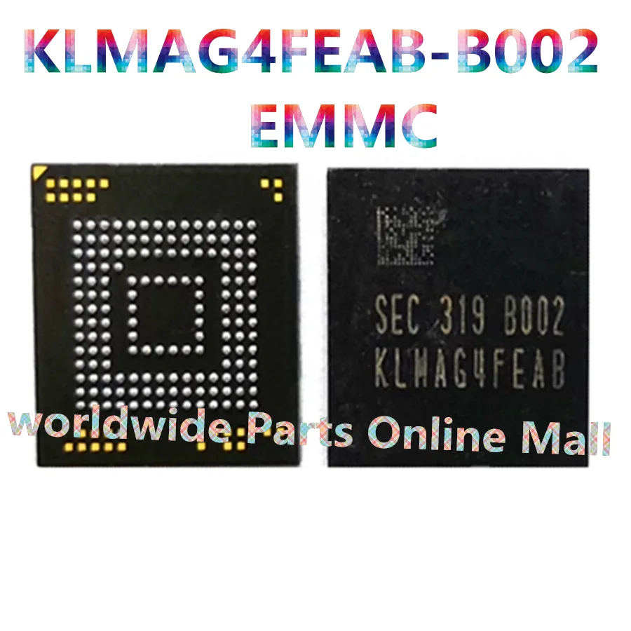 2pcs-10pcs KLMAG4FEAB-B002 eMMC Nand Flash Memory IC BGA chip