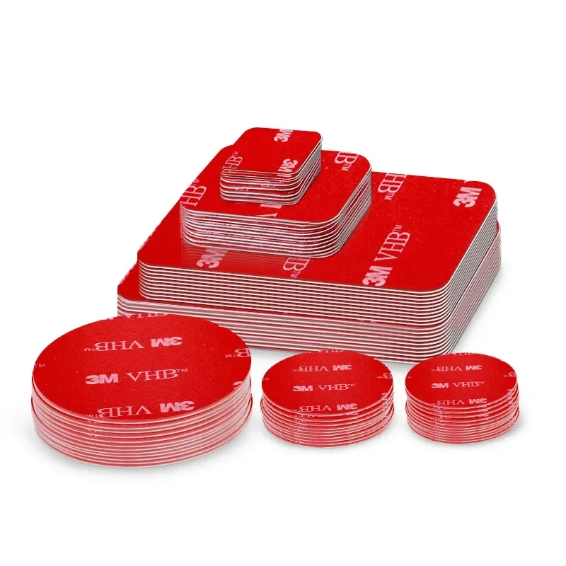10/30pcs 30/40/50/60mm Double Sided Adhesive Tape Acrylic Transparent No Traces Sticker LED Strip Car Fixed Tablet
