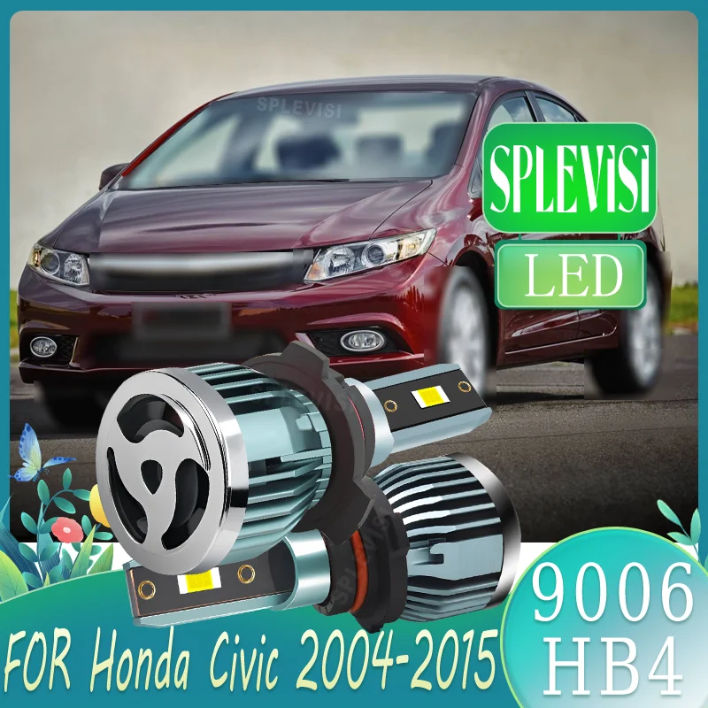 

Быстрая настройка гарантии, светодиодные фары ближнего света для Honda Civic 2004 2005 2006 2007 2008 2009 2010 2011 2012 2013 2014 2015