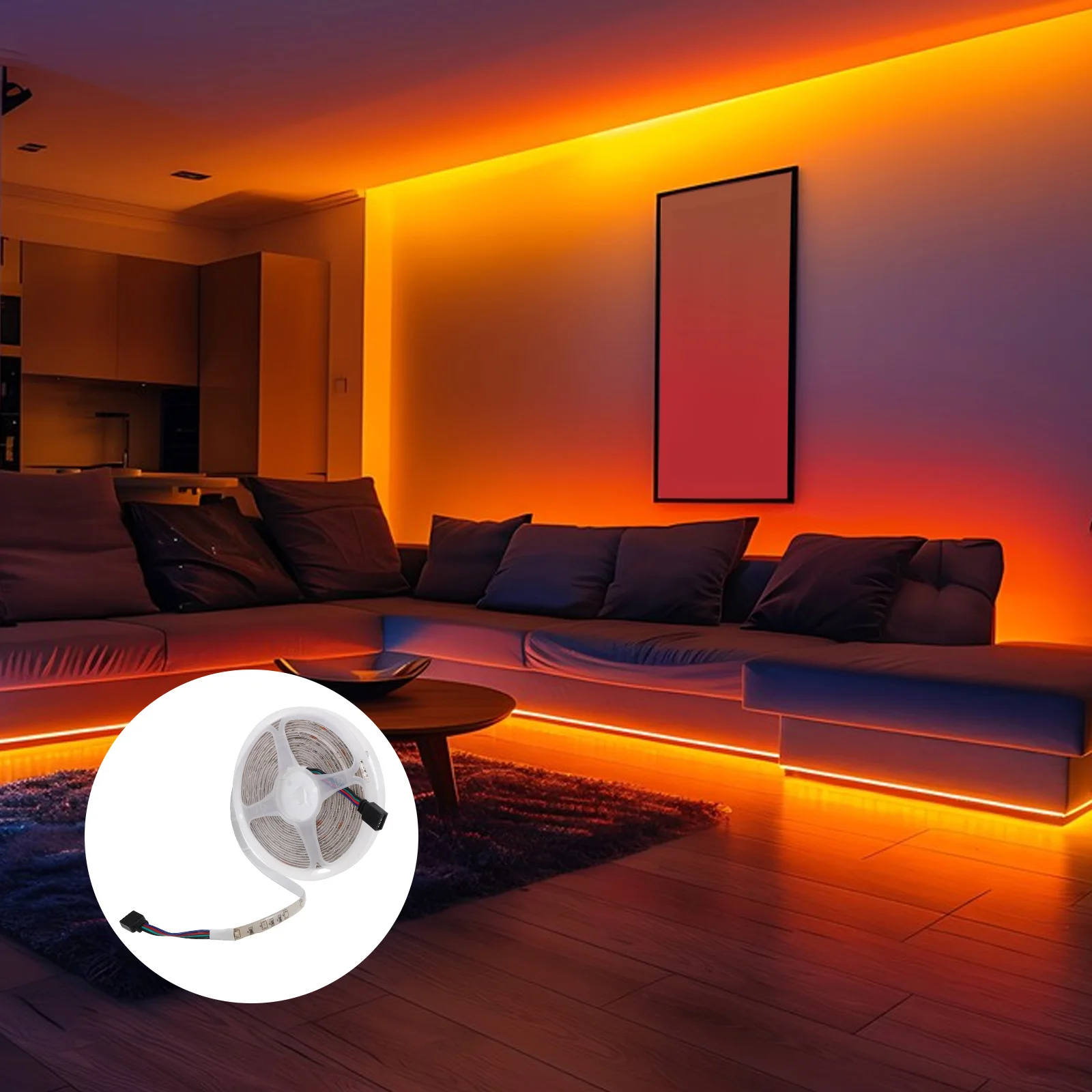 

10M 500Led Waterproof Led Strip Light Rgb Color Changing Tape Easy Cut Connectable For Indoor Outdoor Decoration Lights