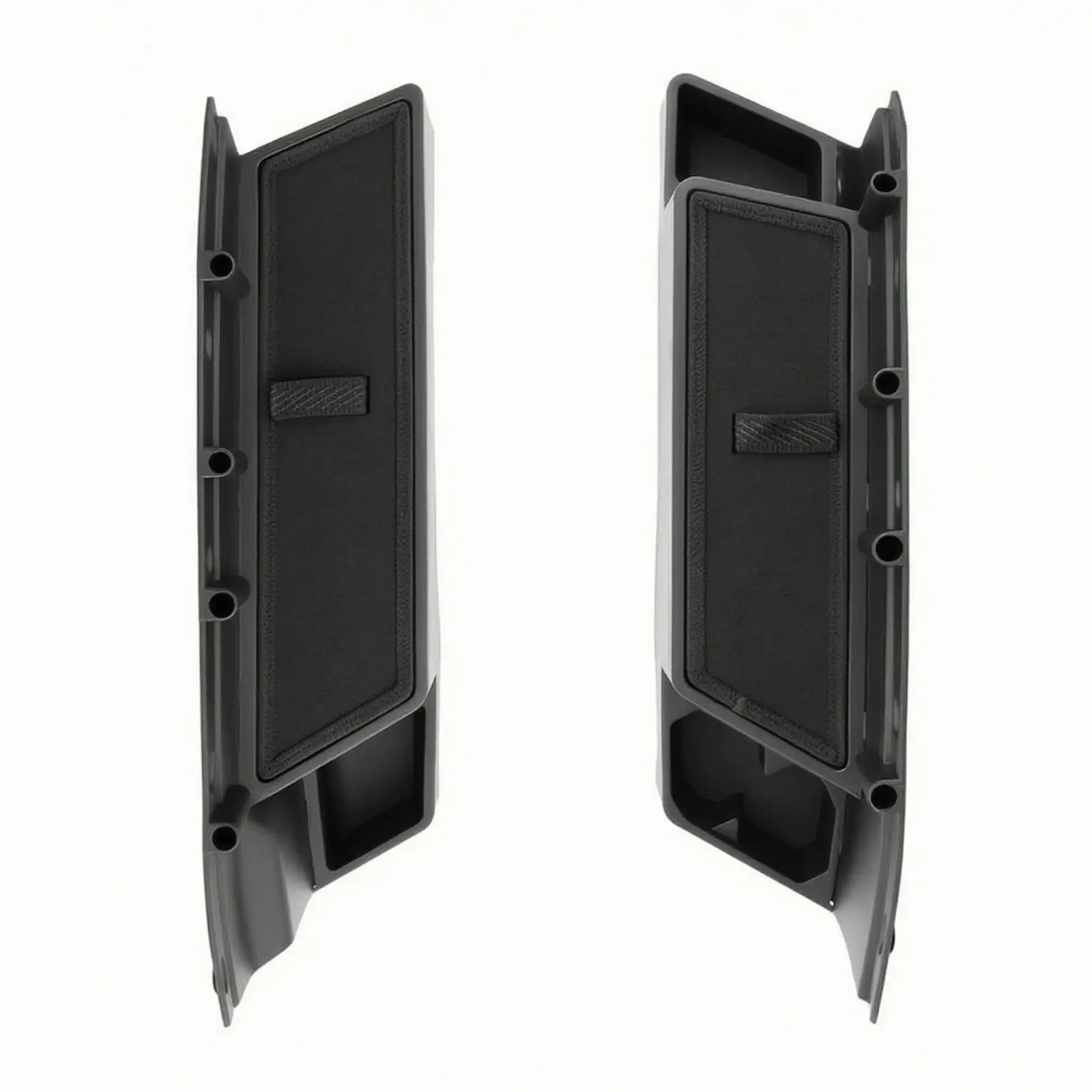 2 Pieces Rear Cargo-Box Armrest Easy to Clean Car Armrest Storage Box Side-Pocket Storage Unit Reinforced Hard-Shell