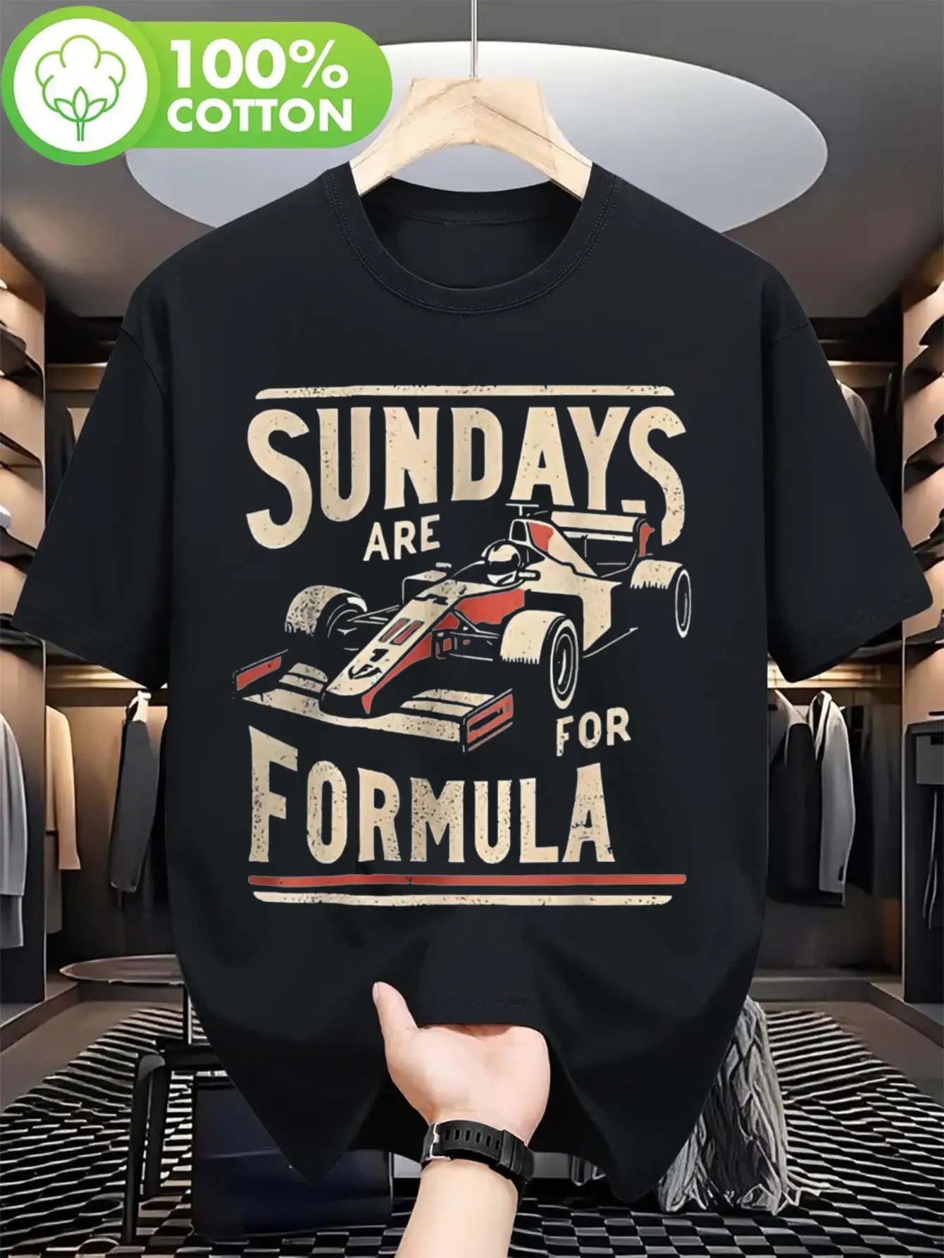 Mens Womens Formula Racing Graphic T Shirt