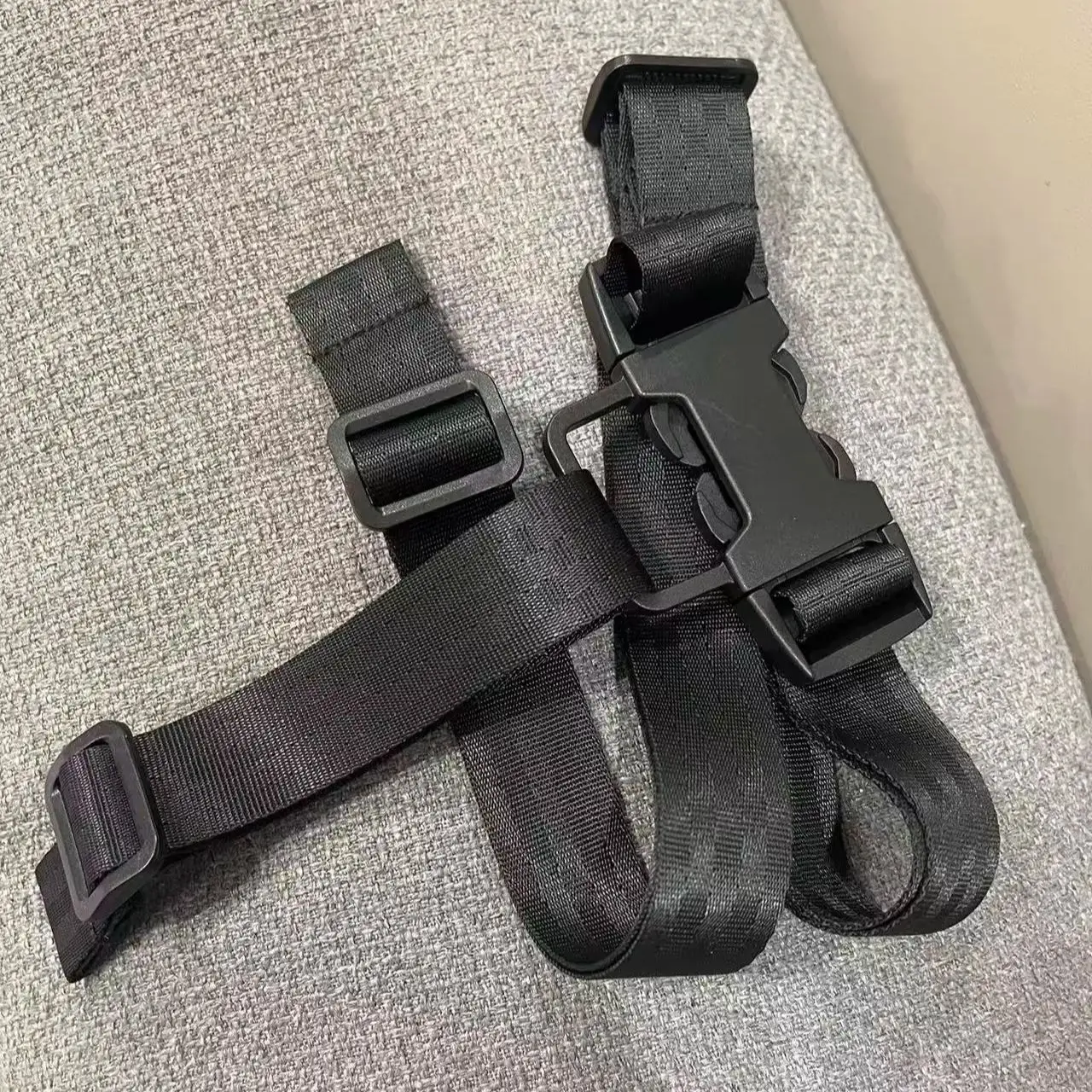 حزام أطفال مكون من 3 نقاط لكرسي كوسكو العالي وحزام بديل لكرسي طعام الأطفال وحزام الأمان