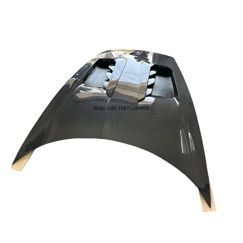 

Carbon Fiber Front Hood Bonnet Cover Engine Vented Cover Hood Bonnet for Carrera 911 992 GT3RS Style