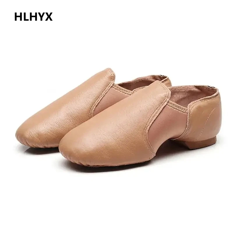 

HLHYX Genuine Black Brown Elastic Cloth Ballet Yoga Training Fitness Jazz Ballet Dace Shoes For Woman Man