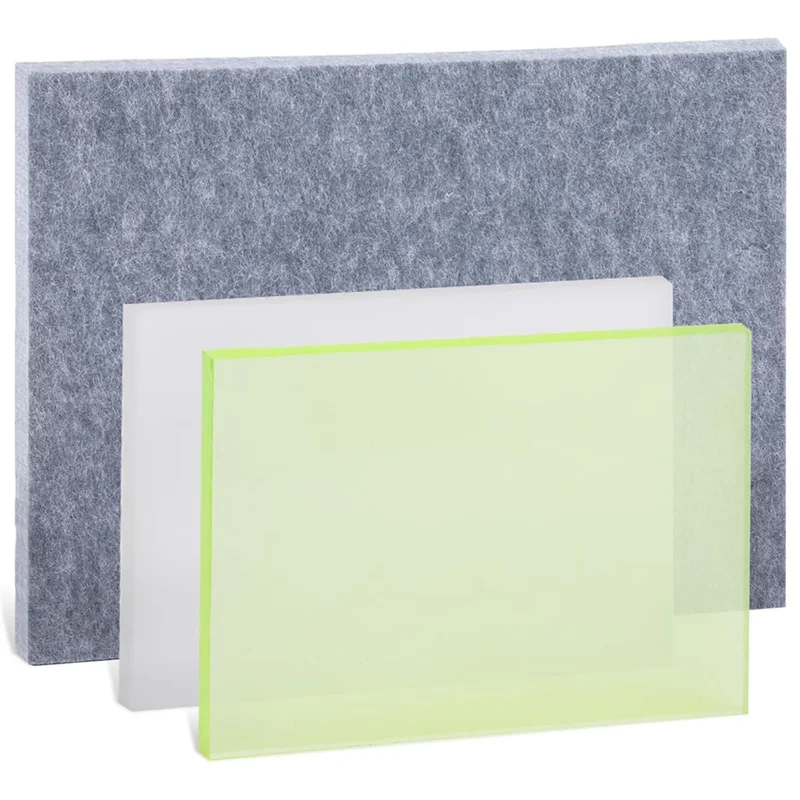 

J1UL1N 3 шт. кожаные дыроколы, дыроколы и звукопоглощающие подушечки, резиновые бесшумные инструменты для резки досок