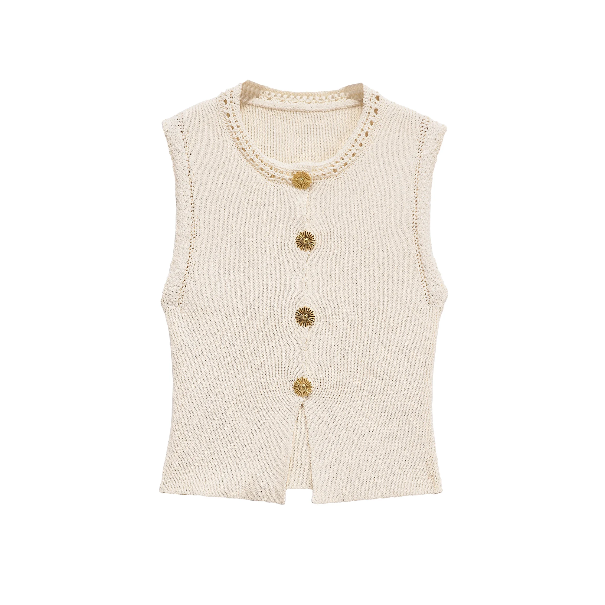 

Женский корсет в стиле бохо, укороченный вязаный повседневный топ для женщин, тонкий вязаный крючком жилет в стиле Харадзюку, модная летняя одежда Y2K 6771068