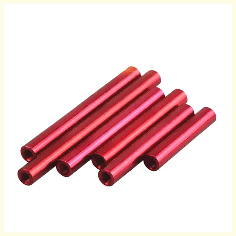 M2 M2.5 M3 M4 M5 Red Black Silver Aluminum Standoff Column Spacer Rods for RC Multirotors, 5-10pcs/lot Round Pillar Screws 4