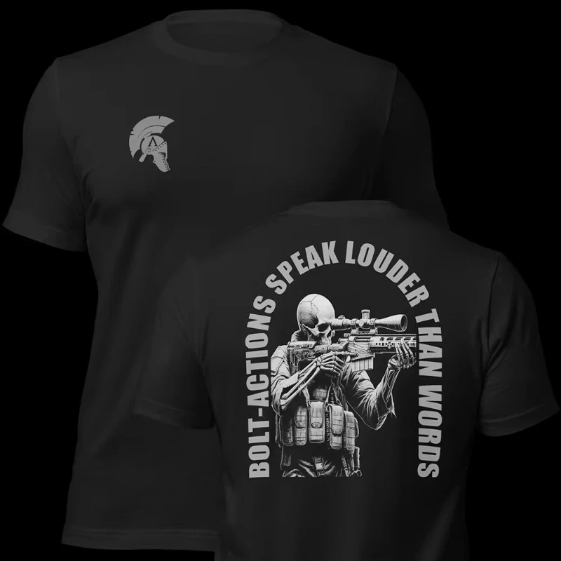 تي شيرت العضلات القطني الجديد لصيف وخريف وشتاء 2025 لكل من الرجال والنساء هو تي شيرت عسكري بمحبي بسيط