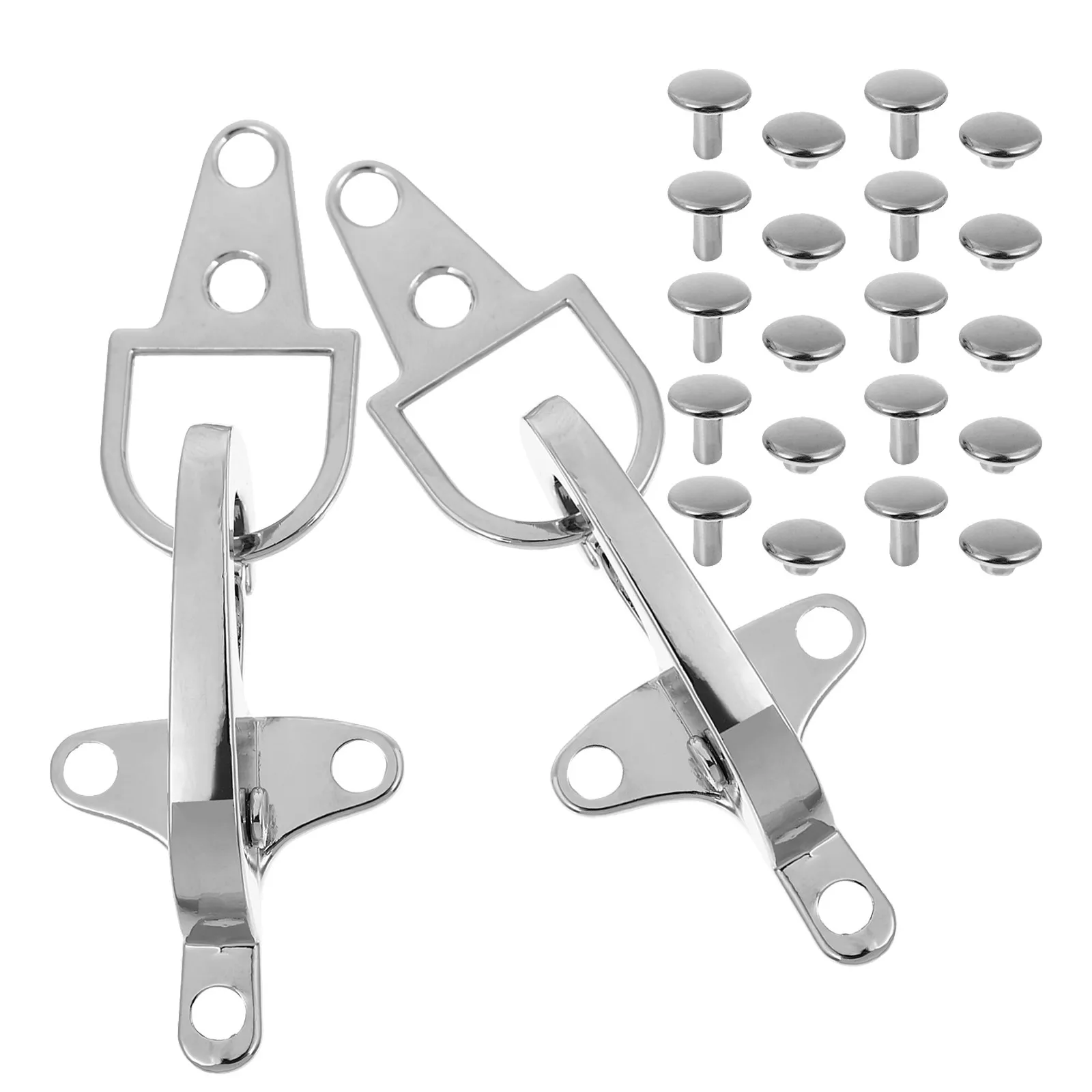 1Pair Heavy Duty Metal Aircraft Buckle for DIY Clothing Accessories Belt Sewing Hardware Simple Fashion Decorative Waist Belt