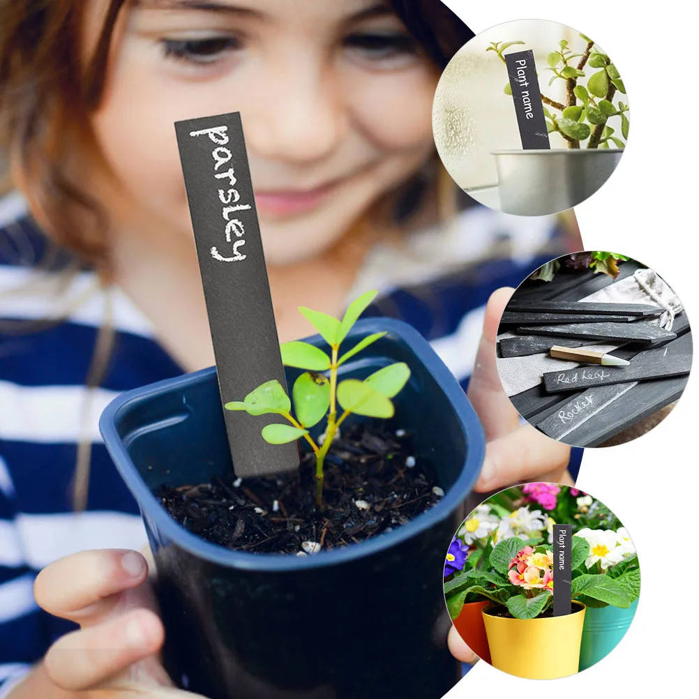 

12pcs Plant Labels Stone Garden Markers Reusable Outdoor Flower Name Tags Fruit Tree Identification Signs Garden Decoration