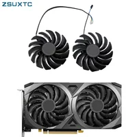 Ventilador de refrigeración para tarjetas gráficas, Enfriador de 95mm PLD10010S12HH RTX3060 RX6600 6700 XT gpu para MSI RTX 3070 3060 3060Ti Ventus 2X OC
