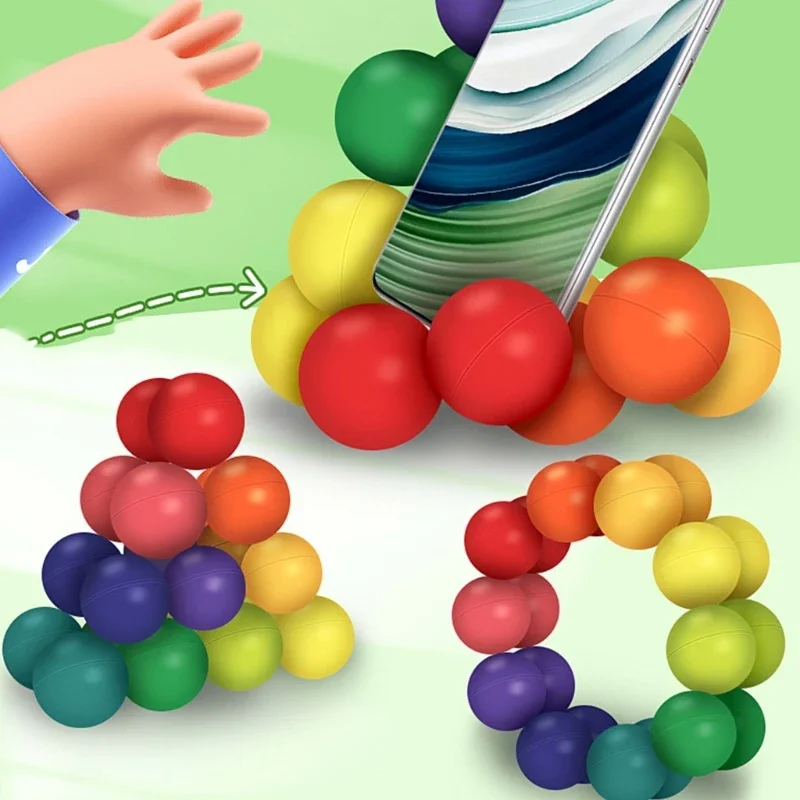 Torção portátil squeeze bola durável plástico quebra-cabeça cubos brinquedo para adultos crianças alívio do estresse viagem