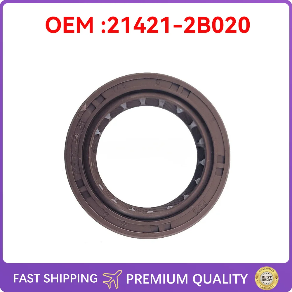 

21421-2B020 Engine Crankshaft Oil Seal for Hyundai Accent Veloster Elantra for Kia 2022-2024 Seltos Forte 1.6L 214212B020