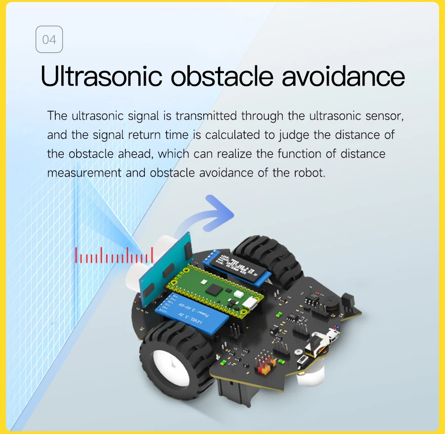 Yahboom Raspberry Pi Pico2 Roboter Auto Diy Elektronische Kit Codierung Roboter Kit Unterstützung MicroPython Programmierung APP Infrarot Steuerung – Detail 13
