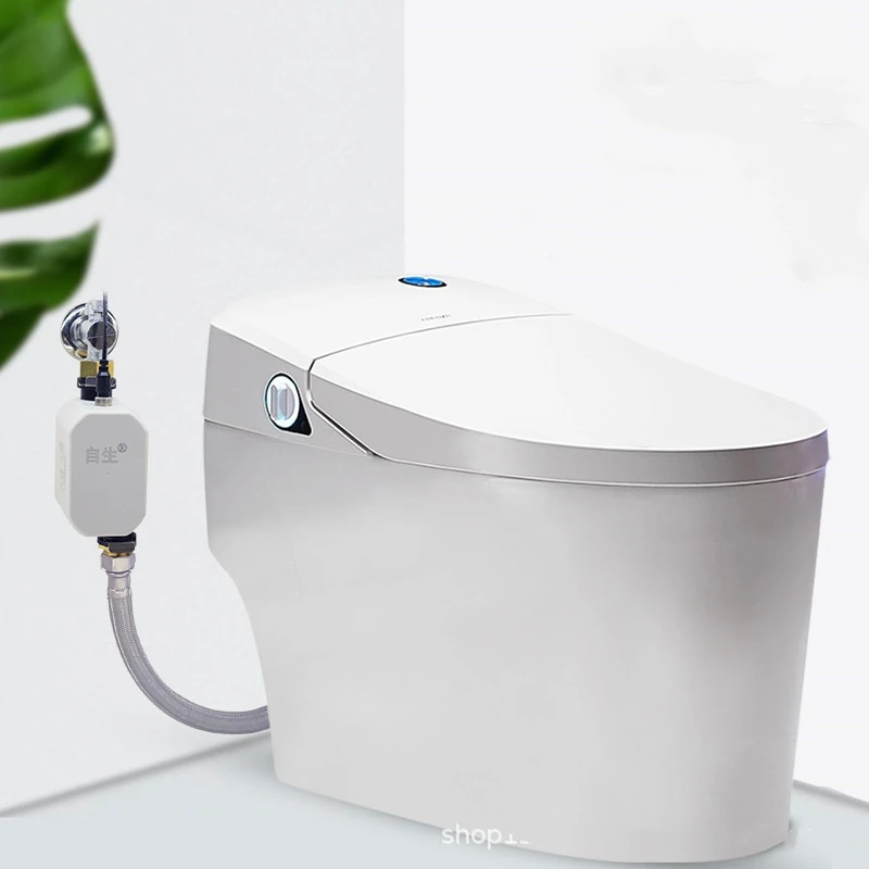 

Household small automatic pressurized bathroom flusher self-generating tankless intelligent toilet booster pump