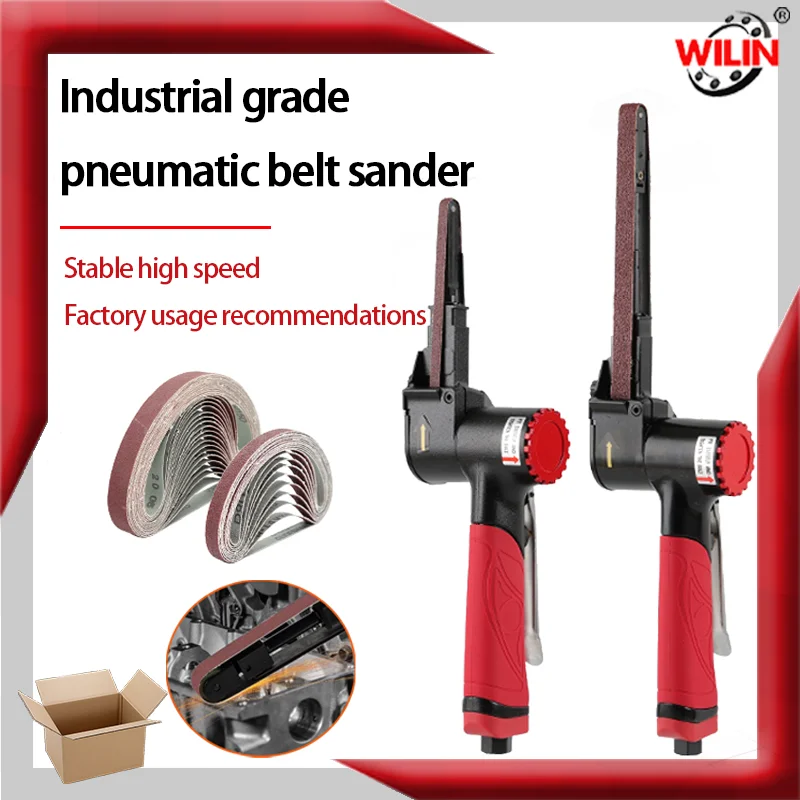 Pneumatic belt sander weld hand grinder grinder wheel wire drawing machine belt ring machine strip grinder tool