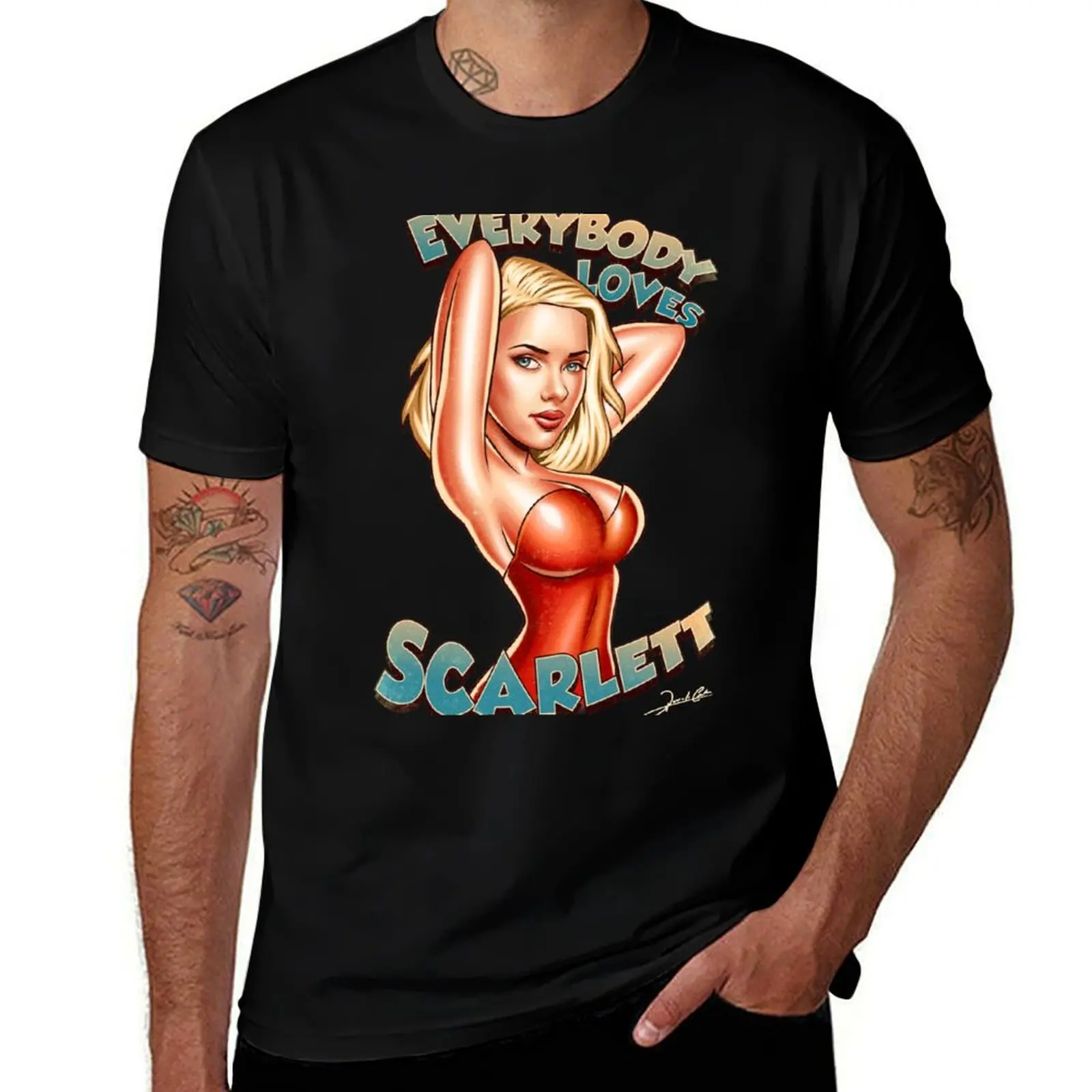 

Everybody Loves Scarlett T-Shirt t shirt man casual man t shirt graphic T-Shirt