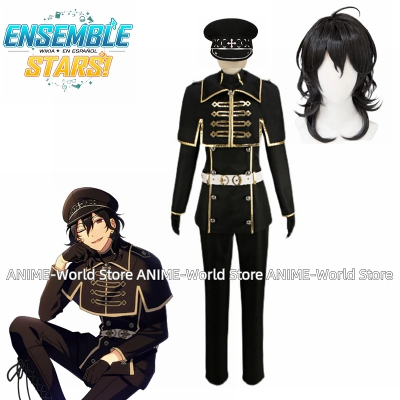 Ensemble Stars Sakuma Rei Cosplay Costume Uniform Suits With Hat Cosplay Costume Custom size Wig