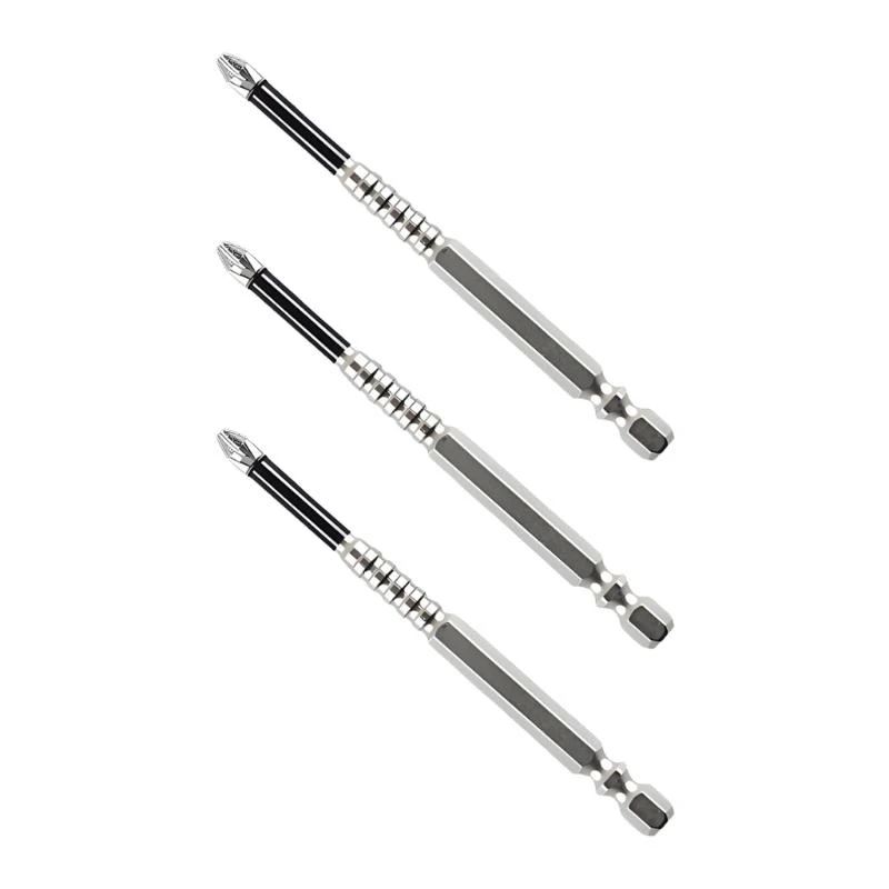 3pcs K5 Crossing Tip Screwdriver Bits Multiple Size for Professional Hand Tool Use