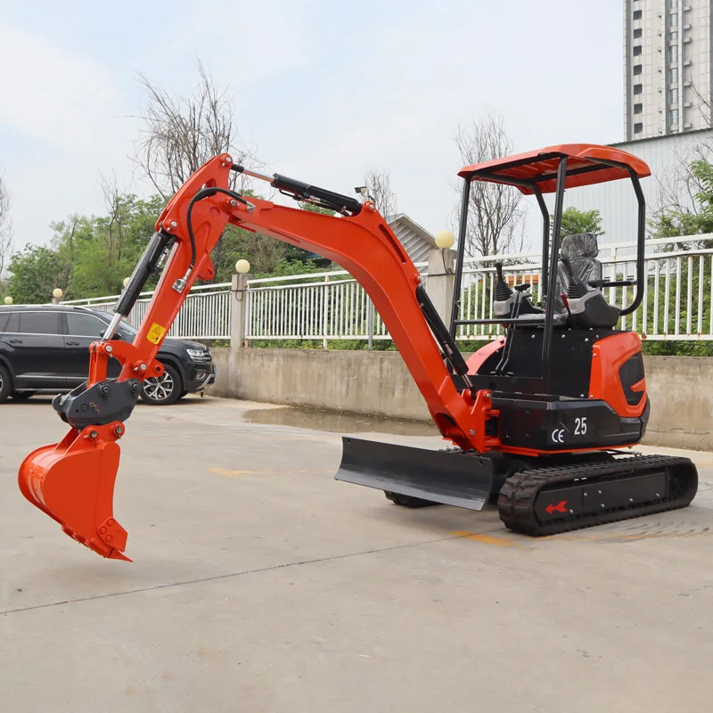 Mini Excavadora con Envío Gratuito, Excavadora Compacta con Motor Diésel Hidráulico, Orugas de Goma, Euro 5, CE, EPA, Personalizable