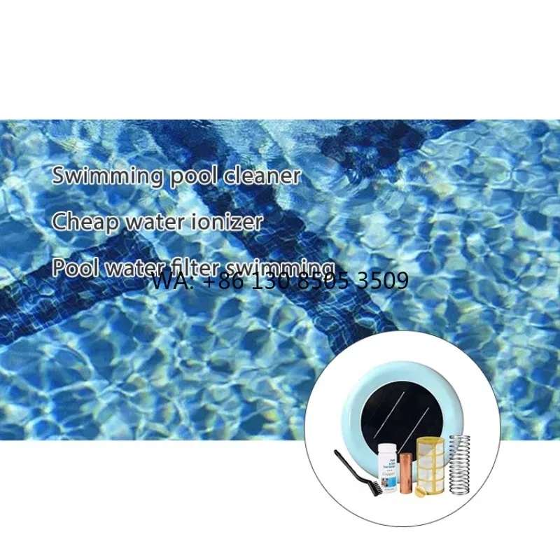 

Factory High Quality Ionizer Water Pool Cleaner Solar Pool Ionizer Purifier for Pool Copper Ionizer