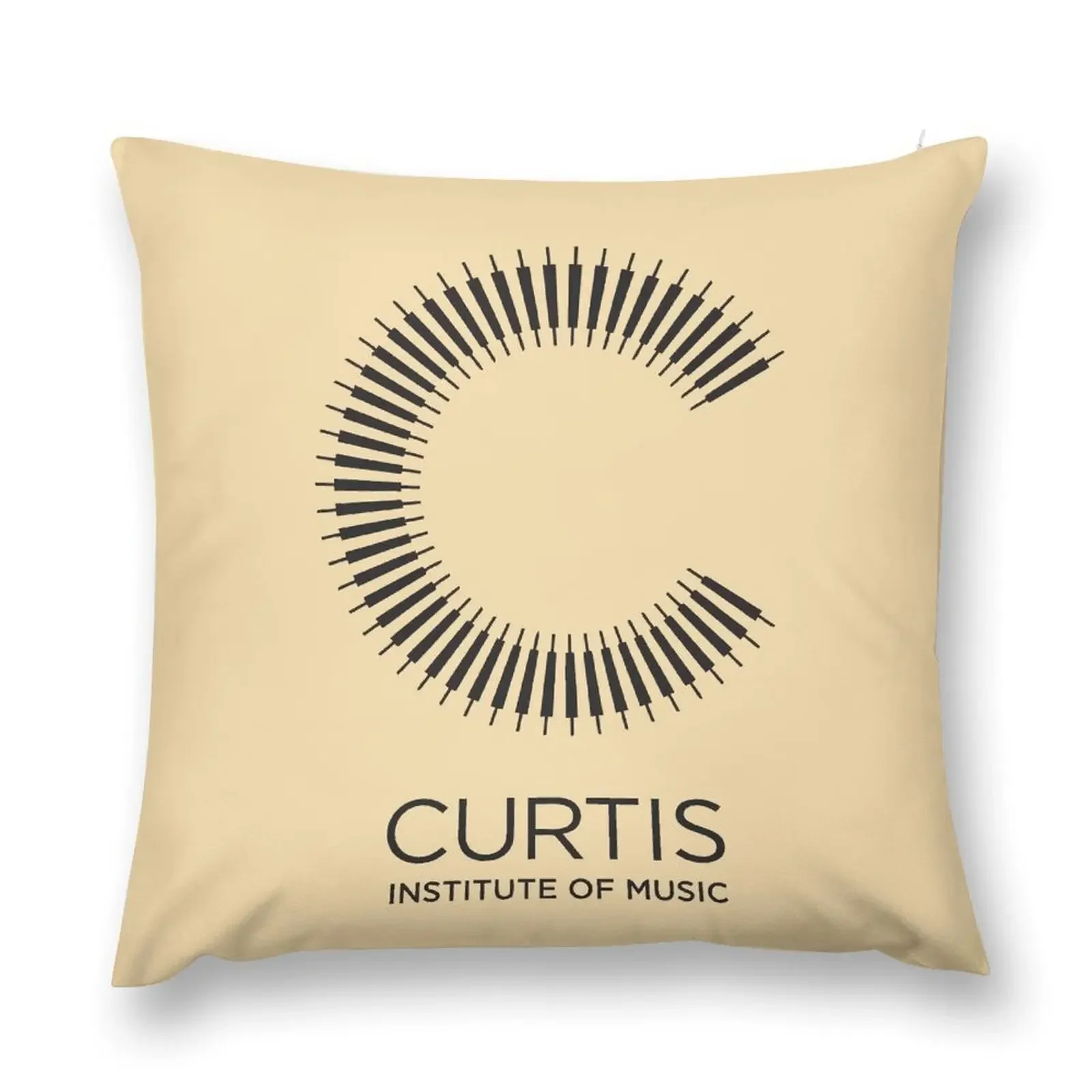 Curtis Institute of Music Throw Pillow pillow cover luxury Cusions Cover pillow