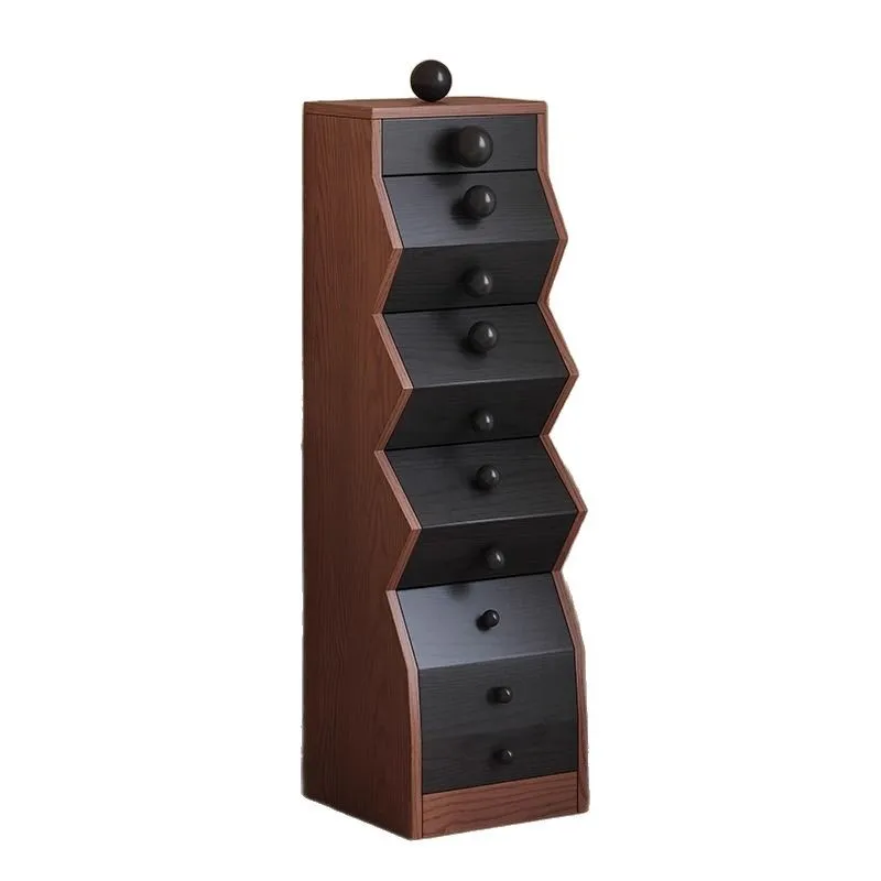 

Solid wood retro style chest of drawers, irregular cabinets, entrance retro lockers
