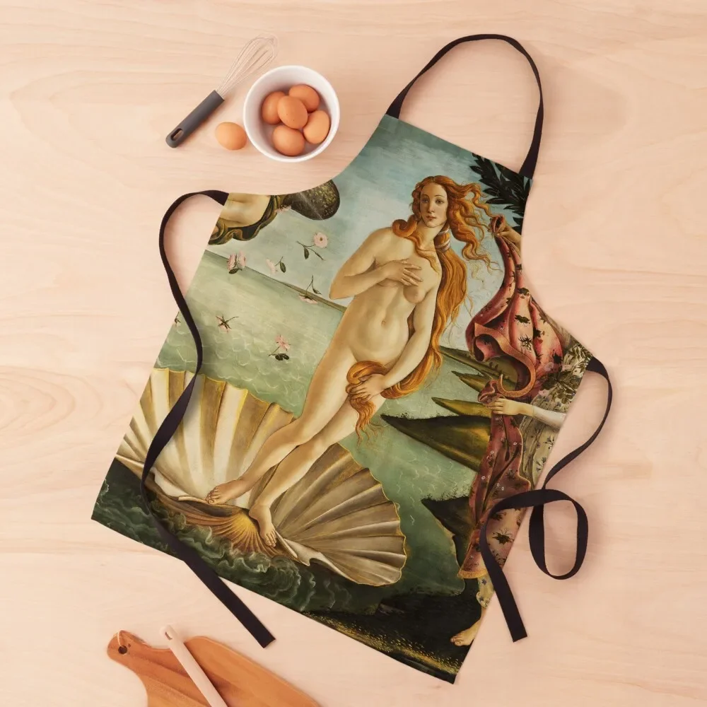 The Birth of Venus by Botticelli Apron cook wear Men'ss kitchen and home Apron