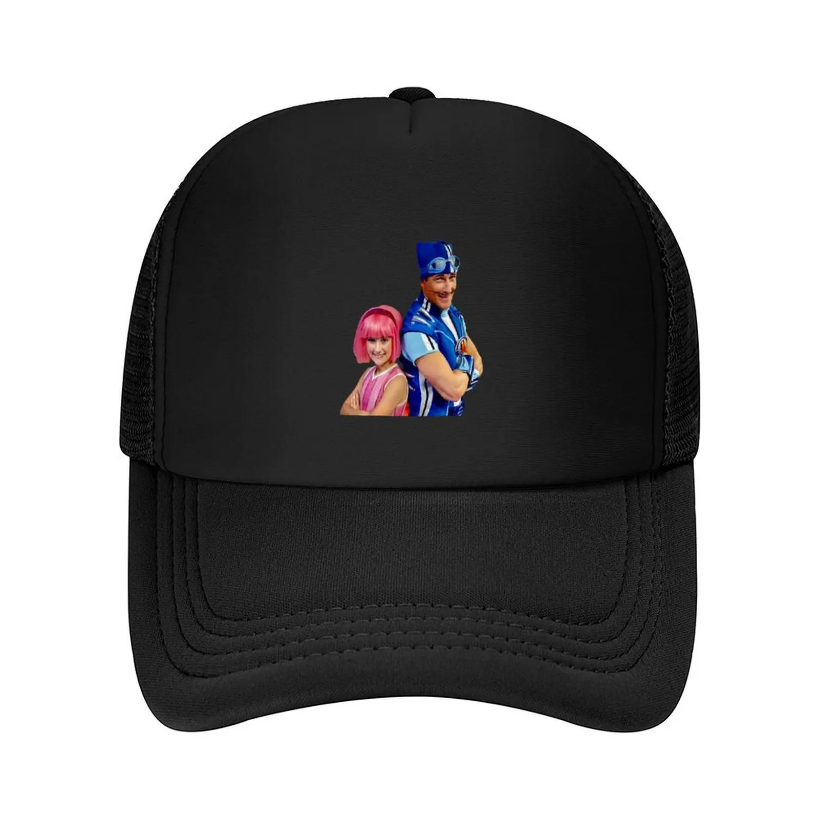 

LazyTown Stephanie _amp_ Sportacus Duo Design Baseball Cap Funny hats Golf Wear Golf Men Women's