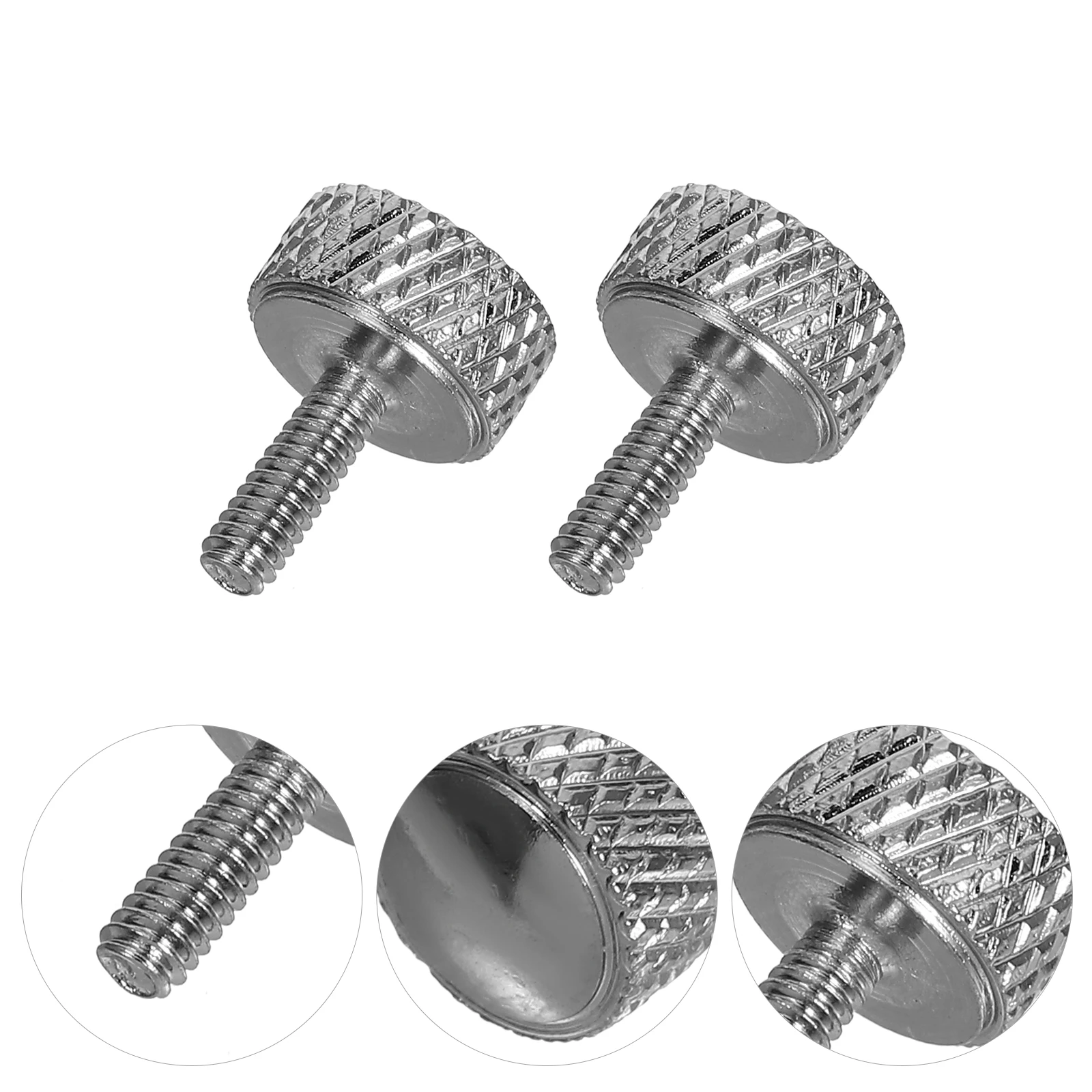 10 قطعة اكسسوارات الفرجار عالية القوة قفل مسامير أدوات دقيقة شقة رئيس البراغي الإبهام المقابض الورنية أجزاء مكافحة تخفيف