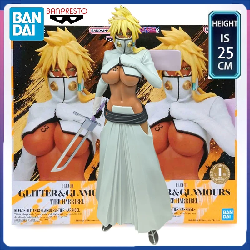 

В наличии: BANPRESTO BLEACH GLITTER&GLAMOURS TIER HARRIBEL, фигурка из ПВХ, 25 см, коллекционная модель, игрушка