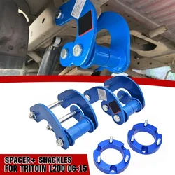 1set Suspension Lift Kits 25mm 32mm Front Spacer and Rear Comfort Shackles For Triton L200 MK ML 05-15