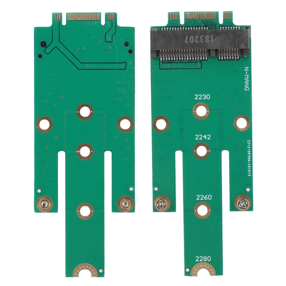 

MSATA Interface MSATA To NGFF Adapter No Driver Required Plug and Play M.2 NGFF B Key SATA SSD To MSATA Connector Adapter
